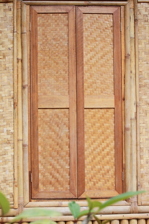 bamboo natural door